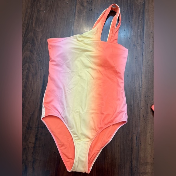 Aerie One Shoulder Swimsuit Size Small Full Coverage Modest Beach Pool Summer - Picture 14 of 16